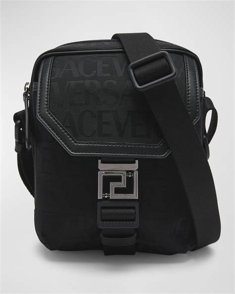 versace messenger bag|versace shoulder bag men.